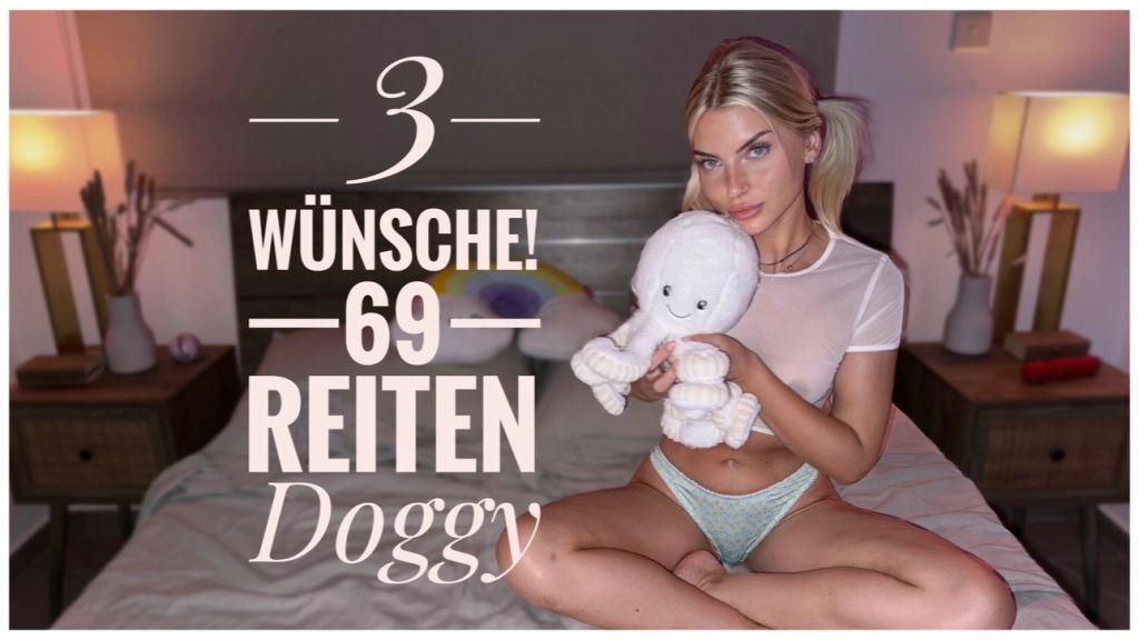 Lia Engel - 3 WISHES GRANTED! 69, Riding, Doggy!