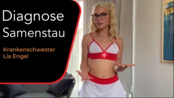 Samenstau! Krankenschwester Lia behandelt!