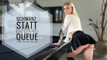 SCHWANZ statt Billiard Queue!!