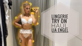 Transparente Dessous anprobieren | Durchsichtige Dessous mit Lia Engel